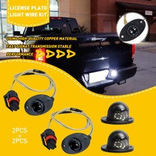 For 94-01 Dodge Ram 1500 2500 3500 Led License Plate Light Lens Lamp With Wire