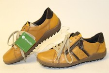 Remonte Liv 26 NEW Womens Size 5.5 36 Honey Leather Sneakers Flat Shoes R1426-69