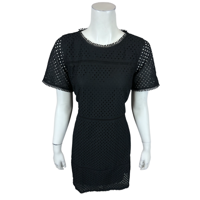 isaac mizrahi black lace dress Isaac Mizrahi Live! Black Scallop Lace Sheath Maxi Dress Sz S