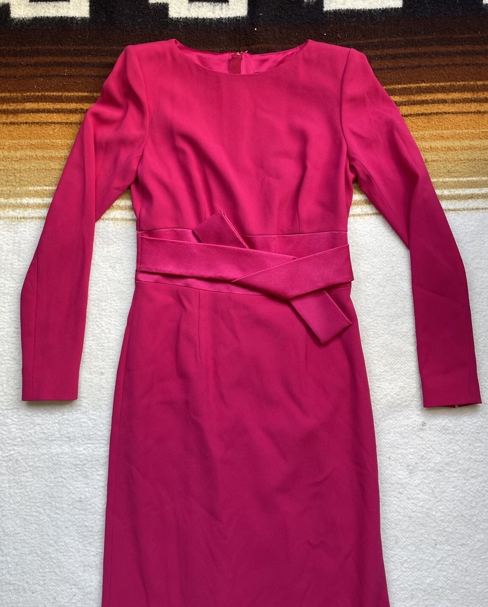 paule ka pink dress Paule Ka pre-owned Asymmetrical Sleeve Tassel Dress