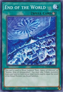 End of the World - MP18-EN233 - Common - 1st Edition x3 - Near Mint