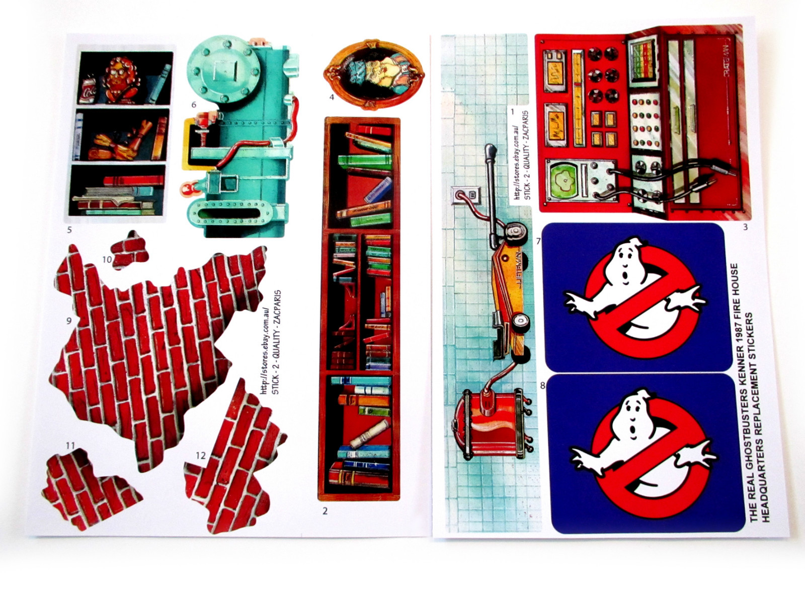 ebay ghostbusters firehouse