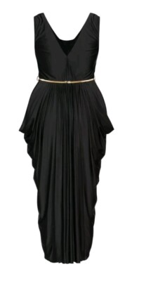 City Chic Xs Athena Goddess Black Formal Plus Size 14