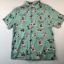 Goodfellow  Co. HawaiianTheme Button Down Shirt Mens Medium