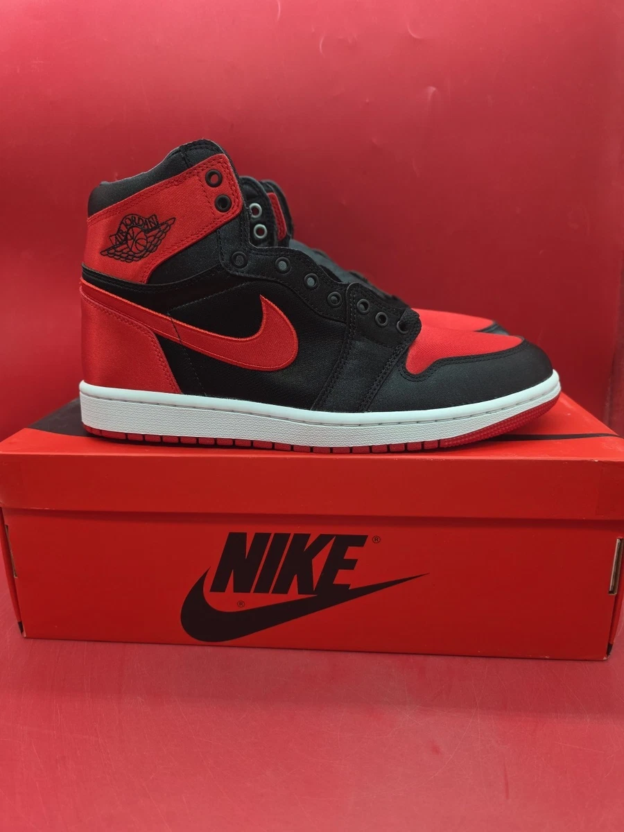 Jordan 1 Retro OG High Satin Red W for sale | eBay