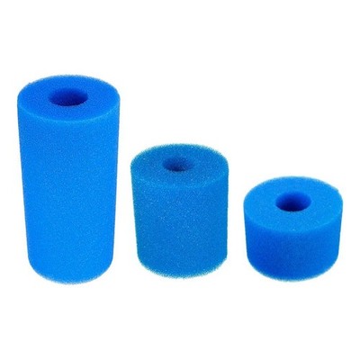 New For   Type A Reusable Swimming Pool Filter Foam Cartridge Blue
