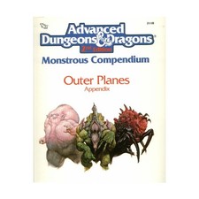 TSR AD&D 2nd Ed Monstrous Compendium - Outer Planes Appendix Bag VG+