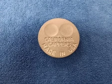 Vintage Toy Metal California Cappers SLAMMER POG Pogs Diamond Plate