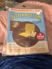 Phifer Better Bottom One Piece Replacement Lawn Chair Cover White/ Blue
