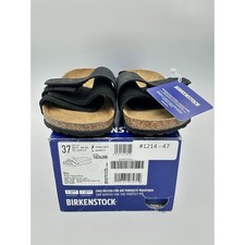 Birkenstock Oita Modern Suede Black Size 37 Narrow US Wmns 6 DS w/ OG Box