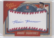 2019 Panini Leather & Lumber 15/75 Kevin Kramer #126 Auto qf6