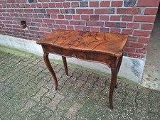 Dresdner Barock Schreibtisch Sekretär Nussbaum Wurzelholz ART Chippendal 1890