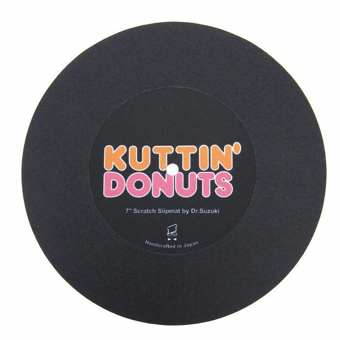Dr Suzuki Kuttin' Donuts 7"" Vinyl Record Slipmat (single, black)
