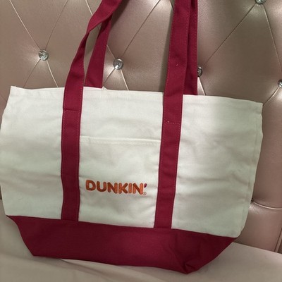 Dunkin' Donuts 2026 Limited Edition Pink Tote Bag ~ Free gift with purchase~