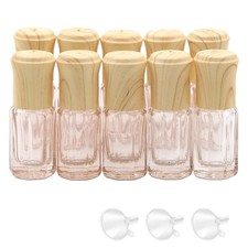 3mL Glass Roller Bottles for Essential Oils, Roller Ball Applicator  10Pcs E...
