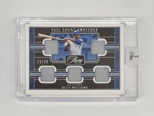 MINT #/26 GAME USED 5 PATCH 2023 Panini Three and Two Full Count Billy Williams