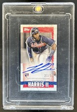 2023 Topps Rip Michael Harris II Mini Auto RC Rookie #/50 Braves