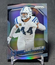 Zaire Franklin Silver Holo 2025 Panini Prizm Football Card 91 Indianapolis Colts