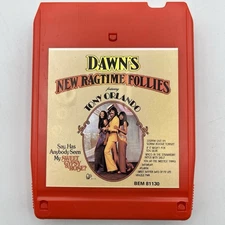 Tony Orlando & Dawn Ragtime Follies - Restored 8 Track Tape - New Pad and Splice