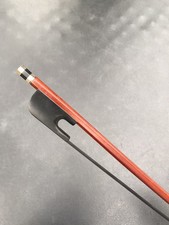 Baroque Violin Bow 4/4 Brazilwood with Ebony Frog Black Horsehair