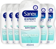Image of Sanex Biomeprotect Moisturising Bath Foam 6X 450Ml (6 Pack)