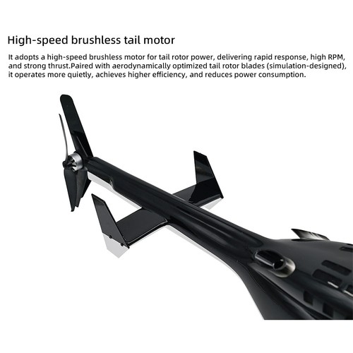 FLYWING Airwolf Big RC Helicopter 6CH GPS Brushless Remote Control Aircraft - Picture 9 of 22