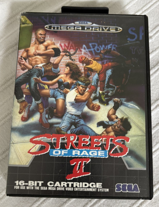 Streets Of Rage II - Mega Drive Title - Boxed - Complete with manual