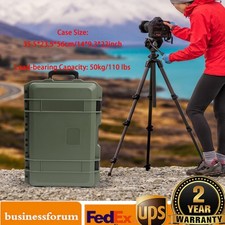 Waterproof Rolling Protective Case,Hard Compact Camera Case With Handle  Wheels