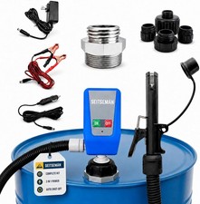 ⛽ 55 Gallon Drum Pump Electric Auto Shut-Off Nozzle DEF Diesel Kerosene 3.8GPM