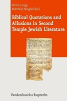 Biblical Quotations And Allusions In Second Temple Jewish Literature | Lange