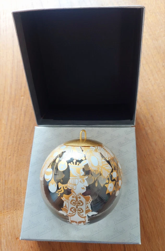 ROSENTHAL Weihnachstglaskugel - NUSSKNACKER , 1A Zustand
