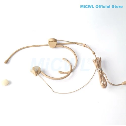 Pro head wearing headset microphone for MiPro AKG Shure sennheiser wireless mics - Picture 3 of 16