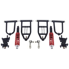 340mm Front Suspension Swing Arm Kit w/ A Arms Knuckle Hub ATV Buggy Go Kart