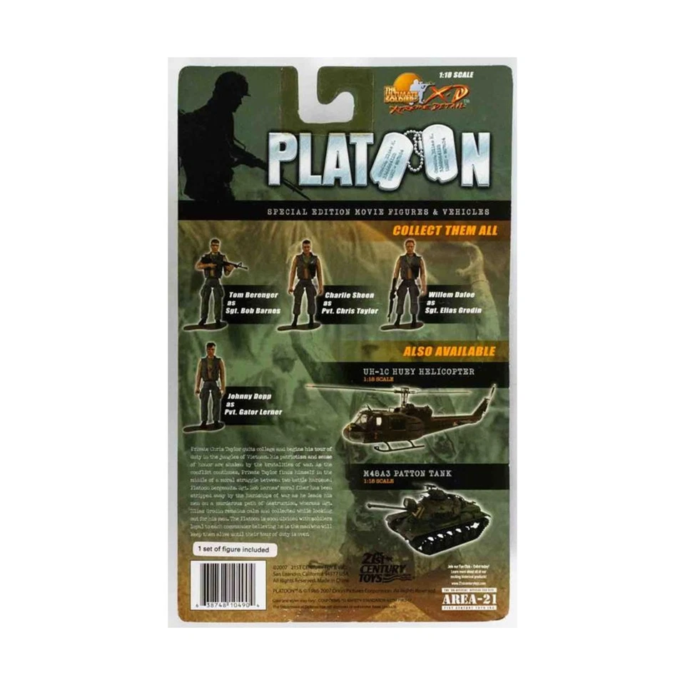 21st Century Toys Platoon - Sgt. Bob Barnes EX/Mint - Image 2 of 2