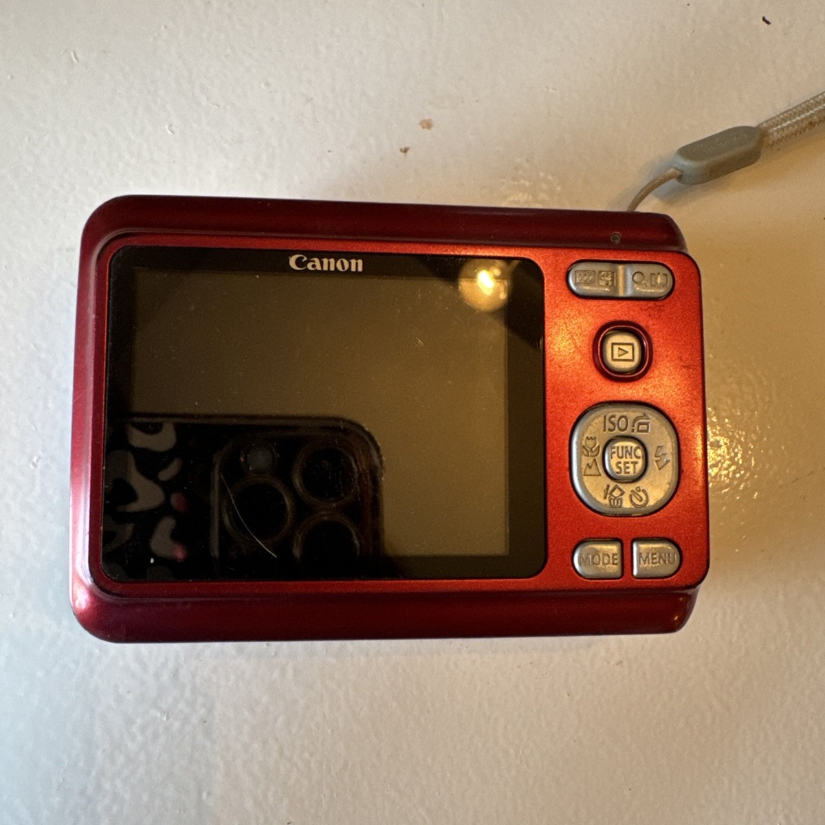 PARTS/REPAIR* Canon PowerShot A480 Digital Camera Red (will Not