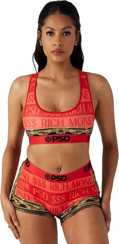 PSD Women Boy Shorts - Rich Money Full Coverage Stretch Underwear - Picture 2 of 7
