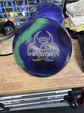 USED - Bowling Ball - 15lb Hammer "HAZMAT SOLID" - PLUGGED AND RESURFACED