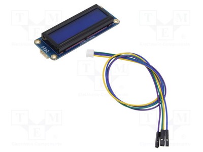 87x32x13mm blau PIN: 4 LED Display: LCD alphanumerisch 16x2
