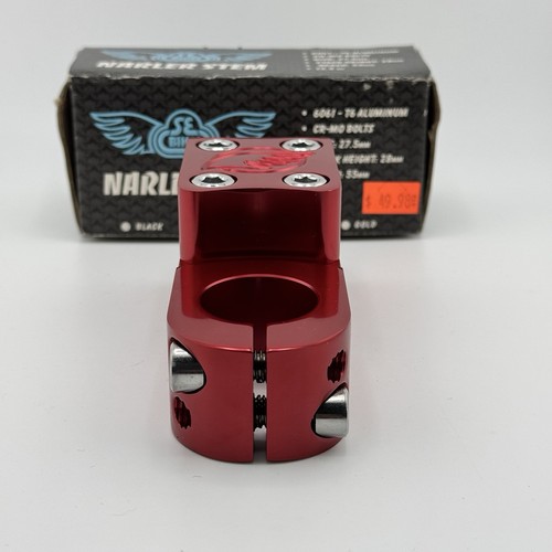 New SE BMX Narler Top Load 1-1/8" 55mm Ahead Stem BMX RED Big Fast Ripper Floval - Picture 6 of 16