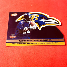 Chris Barnes .. ROOKIE 278/506 DIE-CUT .. Ravens .. 2001 Atomic Card 152. rookie card picture