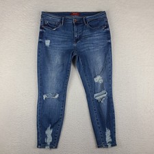 Guess Jeans Womens 31x25 Blue Medium Boyfrien...