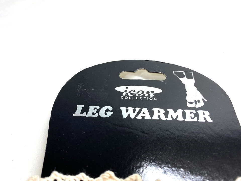 Calentador de piernas Icon Collection para dama talla S/M ¡NUEVO CON ETIQUETAS! Top de encaje gris con color crema Foto 3 de 4