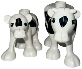 LEGO DUPLO 10525 Big Farm Cow & Baby Calf &ndash; Replacement Figures