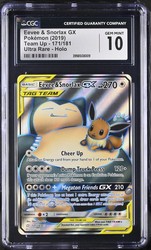 Eevee & Snorlax GX (Full Art) 171/181 Sun & Moon Team Up
