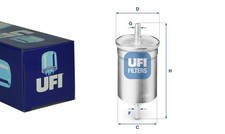 UFI Kraftstofffilter für SMART CABRIO 450 CITY-COUPE 450 CROSSBLADE 450