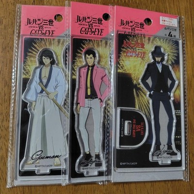 Lupin the Third vs Cat's Eye Acryl Ständer Set mit Lupine Jigen Goemon