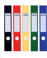 Ordofix Self-Adhesive Spine Labels  Ideal for Lever Arch Files and Folders  As