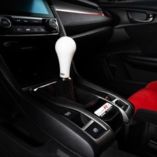 Hybrid Racing Alcantara Black Shift Boot For All 16-21 Honda Civic Manual Trans