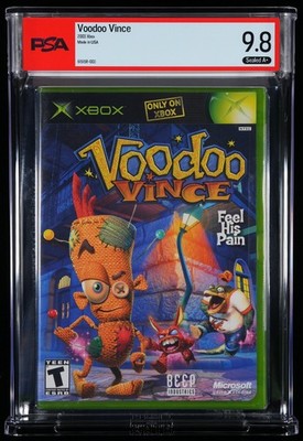 2003 Microsoft Xbox Voodoo Vince PSA Graded Sealed 9.8 A+ Top Pop Exclusive XBOX