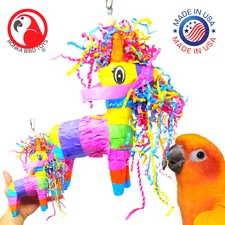 Bonka Bird Toys 3766 Piñata Donkey Medium Parrot Cage Toy Shred Forage Conure